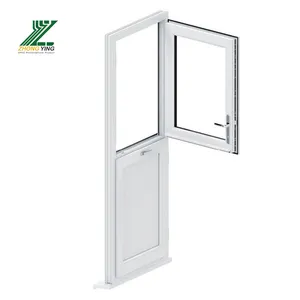 Abordable Résistant Et Imperméable Intérieur Salle De Bains Upvc Porte En Verre Portes En Plastique Blanc