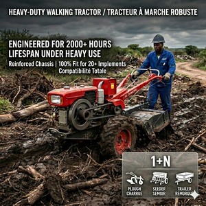 Tractor de Mano con Motor Diésel de 18 HP, Tractores Andantes para Agricultura, Contenedor SKD - Product Image 1