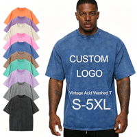 T-shirt vintage délavé à l'acide, impression DTG personnalisée, 3XL 4XL 5XL, t-shirts en coton surdimensionnés pour hommes, streetwear unisexe, t-shirt grande taille