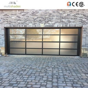 Porte en verre sans cadre noir à plusieurs teintes, largeur personnalisable, avec moteur électrique réglable pour tout <span class=keywords><strong>garage</strong></span> - Product Image 4