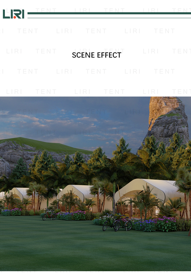 Waterproof Winter Glaming Hotel Luxury Cabin Hawaii Square Jungle Tents