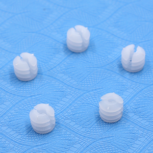 Raccords de connecteur de meubles M6 * 10mm Inserts de <span class=keywords><strong>goujon</strong></span> Panneau Joint de dilatation Écrous de connecteur Écrous pré-insérés en plastique pour chevilles - Product Image 4
