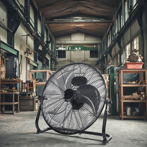 Ventilateur de refroidissement industriel noir de 18 pouces en métal de haute qualité, à 3 vitesses et débit d'air élevé, pour usage hôtelier et commercial, vente en gros usine - Product Image 5