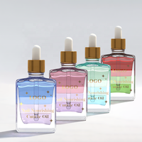 Collection d'Huiles à Cuticules Biologiques FEO Multiples Parfums, Huile Nourrissante pour Ongles 30ml, Étiquette Privée Personnalisée, Huile Végétalienne avec Logo