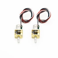 Moteur pas à pas miniature à aimant permanent DC5V, arbre de 3,0 mm (08 mm), 2 phases 4 fils, de précision, avec boîte de réduction 100:1