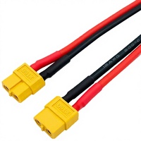 Câble connecteur 2P en cuivre XT60 mâle/femelle 14AWG pour batteries LiPo RC, systèmes d'énergie solaire et connexions de fils, cordon d'alimentation FPV