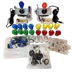 <span class=keywords><strong>Kit</strong></span> de jeu d'arcade DIY avec encodeur USB à délai nul, 2 joysticks et 20 boutons LED pour PC MAME - Product Image 5