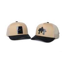 Casquette de baseball déchirée et délavée avec logo personnalisé, motif chaîne en strass vieilli, fournisseur en gros