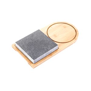 Piedra de Lava Volcánica Natural, <span class=keywords><strong>Granito</strong></span>, Estilo Coreano, Antiadherente, Ecológica, para Asar Carne, con Dispositivo de Seguridad contra Llamas para Parrilla - Product Image 5