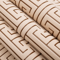 Papier peint géométrique non tissé YC 2026 moderne, imperméable et ignifuge, pour la décoration d'appartements et de maisons, papier peint mural de fond