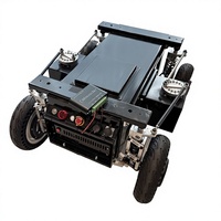 Châssis de robot d'inspection de sécurité Senfar à quatre roues avec direction indépendante et système de navigation autonome, charge utile 80 kg