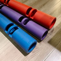Tube d'entraînement fonctionnel ViPR pour renforcement du tronc, baril lesté antidérapant en TPR confortable, capacité de charge 4 kg, pour la gym