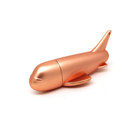 Vente flash Nouvelle clé USB 3.0 en forme d'avion en métal 4 Go 8 Go 16 Go 32 Go avec logo personnalisé