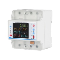 Commutateur WiFi triphasé transfrontalier avec compteur d'énergie, protection contre les surtensions, limitation du courant, déséquilibrage de tension et de courant de phase