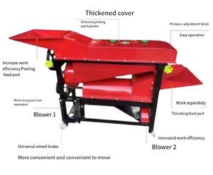 मक्का sheller थ्रेशर/मकई भूसी छीलने मशीन/मकई भूसी पदच्युत मशीन - Product Image 3