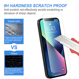 Protector de Pantalla de Vidrio Templado 2.5D Antiexplosión de Tendencia <span class=keywords><strong>2023</strong></span> para <span class=keywords><strong>iPhone</strong></span> <span class=keywords><strong>12</strong></span> 13 Xs 11 6 7 8 15 Xr X Plus <span class=keywords><strong>Mini</strong></span> - Product Image 5