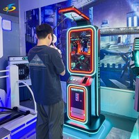 Machine d'arcade de tir immersif en réalité virtuelle avec écran HD 32 pouces et pistolet à détection de mouvement pour salles de jeux et centres commerciaux