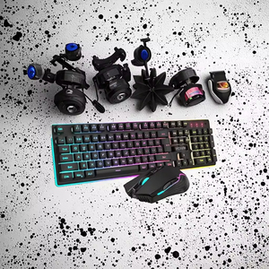 Wireless Gaming Keyboard and Mouse Combo with <b>LED</b> Backlit 3800mAh Battery & Anti-Ghosting Features - Product Image 6