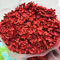 Hochzeitsblume Anpassbare Farbe Konservierte Blume Haltbare Hortensie für Hochzeit Feiertage Muttertag Weihnachten