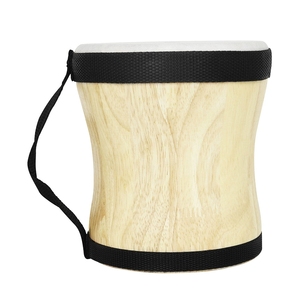 Tambor de mano Orff de percusión, de madera y piel de oveja, estilo indio, tambor de golpeteo manual, bongo para acompañamiento de banda - Product Image 3
