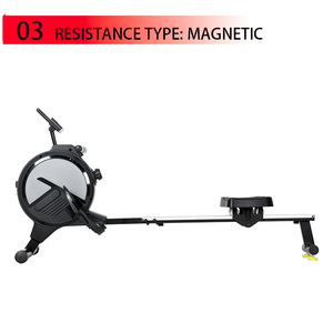 Тренажер для гребли сидя, магнитный, стальной, для домашнего использования, прочный, с противоскользящим покрытием - Product Image 4