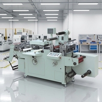 Machine de découpe d'étiquettes électrique automatique SR-350Z à haute précision et vitesse moyenne, économe en énergie, écologique, avec télécommande