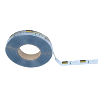 Étiquettes autocollantes imperméables brillantes en BOPP avec logo personnalisé, autocollants transparents, options de couleur unie avec estampage doré pour l'emballage