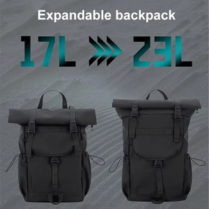 Bán hot không thấm nước mở rộng Công suất kinh doanh Daypack CuộN du lịch hàng đầu ngoài trời máy tính xách tay Ba lô học sinh Trường Đại Học Ba lô - Product Image 5