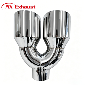 ท่อไอเสียสแตนเลส 304 แบบ Y สำหรับรถบรรทุก ขนาด 5-6 5-8 นิ้ว สำหรับดัดแ<span class=keywords><strong>ป</strong></span>ลง - Product Image 1
