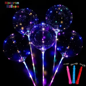 It is your Party — ballon Bobo clair en PVC, ballons à lumière LED, transparents, en forme ronde, pour décoration de mariage, fête d'anniversaire, KBR027