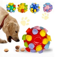Haute qualité produits pour animaux accessoires pour chiens gros interactif mouvement balle de reniflement jouets à mâcher