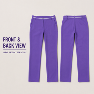 <span class=keywords><strong>Pantaloni</strong></span> da Golf Personalizzati da <span class=keywords><strong>Donna</strong></span> con Bottone Singolo, Asciugatura Rapida, Elasticizzati, con Rifinitura in Vita per Allenamento Quotidiano - Product Image 3