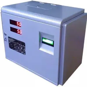 Mesin perubahan uang tunai ke koin mini yang dipasang di dinding untuk mesin penjual koin mesin cuci cucian