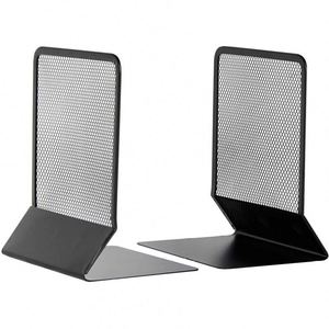 Organizador de escritorio de malla metálica, soporte para libros, estantería, sujetalibros, soporte para teléfono, sujetalibros únicos, estante de lectura - Product Image 2