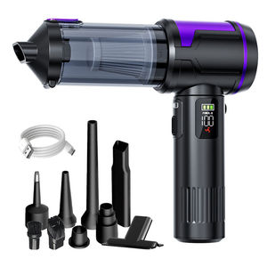 <span class=keywords><strong>Aspirateur</strong></span> sans fil portatif OEM avec logo, haute aspiration, mini, alimenté par batterie, sans cordon, pour voiture, avec fonction souffleur d'air - Product Image 1