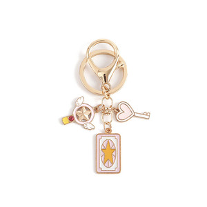 Bán Buôn Tùy Chỉnh Phim Hoạt Hình Phim Hoạt Hình Sakura Kim Loại Keychain Phim Hoạt Hình Thủy Thủ Mặt Trăng Ba Lô Mặt Dây Chuyền Keychain - Product Image 6