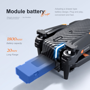 โดรนติด V8ระยะไกลกลางแจ้งพร้อมกล้องมุมกว้าง4K WiFi GPS FPV การไหลของแสงความสูงของเล่นเฮลิคอปเตอร์อัจฉริยะ - Product Image 3