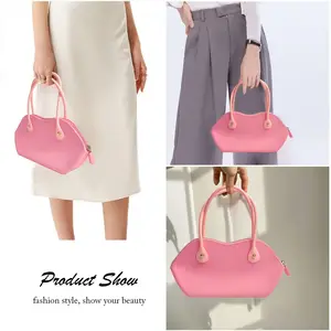 Popular Silicone Handbags For Women Waterproof Purses And Handbags Silicone Top Handle Bags For Shopping Travel