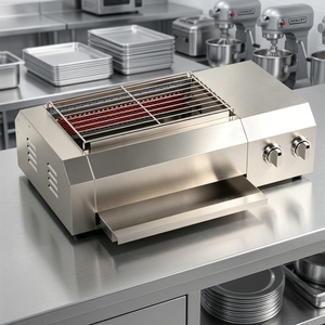 Barbecue portable en acier inoxydable, fourneau de cuisson pour <span class=keywords><strong>camping</strong></span> en extérieur, outil de cuisson pour pique-nique, <span class=keywords><strong>plancha</strong></span> sans fumée - Product Image 3