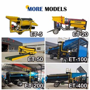 Mobile Mining Equipment Separator Gold Washing Trommel Plant 1230 Extraction Machine Gold Recovery Plant Gold Washing Plant <b>Mini</b> - Product Image 3