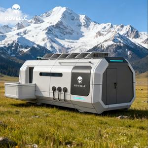 Maisons capsules spatiales en acier modernes personnalisées pour les régions froides, hôtels, résidences, villas avec des tailles réglables - Product Image 1