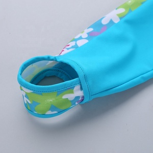 Traje de Baño de Una Pieza con Estampado Floral para Niñas de 3 a 12 Años, para Natación Competitiva, Surf, Esquí Acuático - Product Image 3