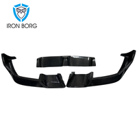 Difusor de Parachoques Delantero de Fibra de Carbono para BMW X6 M F96 Competition, Kit de Alerón Original