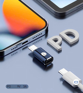 PD a 8PINS 35W Carga rápida IOS hembra a Tipo-<span class=keywords><strong>C</strong></span> Conector de alimentación Datos Trans <span class=keywords><strong>USB</strong></span> <span class=keywords><strong>C</strong></span> Adaptador <span class=keywords><strong>OTG</strong></span> Adaptador <span class=keywords><strong>USB</strong></span> <span class=keywords><strong>C</strong></span> Convertidor - Product Image 6