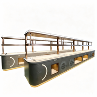 Vitrine Réfrigérée de Buffet pour Restaurant Européen avec Refroidissement par Ventilateur, Acier Inoxydable 304, Contrôle Numérique - Équipement de Cuisine à Usage Commercial