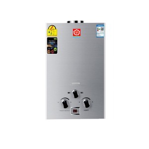 Calentador <span class=keywords><strong>de</strong></span> Agua a <span class=keywords><strong>Gas</strong></span> Natural Licuado <span class=keywords><strong>de</strong></span> 8/10 Litros para Uso Doméstico, Circulación Forzada, Compatible con Baja Presión <span class=keywords><strong>de</strong></span> Agua, Estilo Clásico - Product Image 1