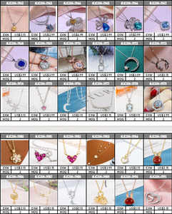 Wholesale Women Jewelry 925 Sterling Silver Cz Necklace Mayoreo Plata925 Joyeria De Plata 925 Mayoreo 22" - Product Image 4