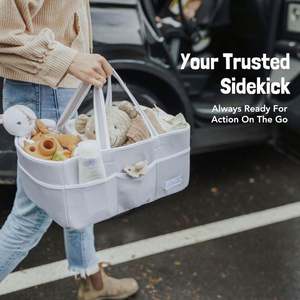 Organizador de Armario Colgante con 4 Cajones, Muestra Gratis, Organizador de Armario para Bebés, Organizador de Pañales, Cestas de Almacenamiento con Ranuras - Product Image 5