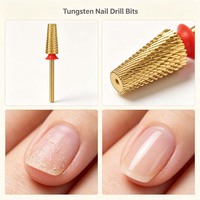 Embouts de perceuse à ongles en carbure professionnels personnalisés OEM pour perceuse à ongles électrique, outils de manucure