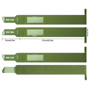 Nuovo Stile MKAS: Fasce da <span class=keywords><strong>Polso</strong></span> Regolabili per Palestra e Sollevamento Pesi, Supporto Personalizzato per Fitness e Powerlifting - Product Image 6